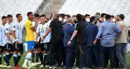 Agentes da Anvisa interrompem partida entre Brasil e Argentina - GettyImages