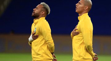 Neymar e Richarlison estiveram juntos na campanha do Brasil na Copa América - GettyImages