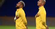Neymar e Richarlison estiveram juntos na campanha do Brasil na Copa América - GettyImages