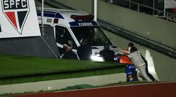 Marcelinho sofreu uma crise convulsiva durante o jogo do São Paulo - GettyImages