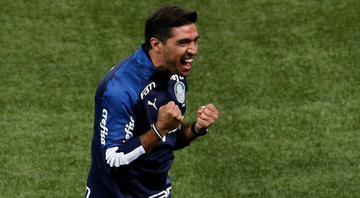 Abel Ferreira em comemoração da Copa do Brasil - Getty Images