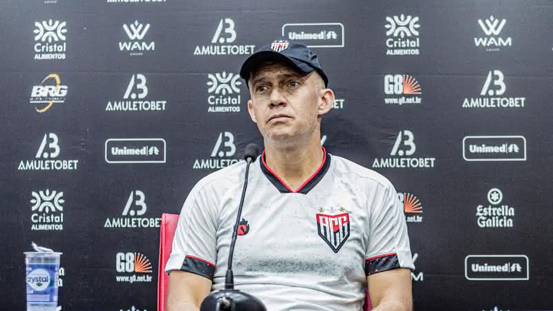 Eduardo Baptista, no treino do dia 27/09/2022 - Alan Deyvid / Flickr Atlético Goianiense