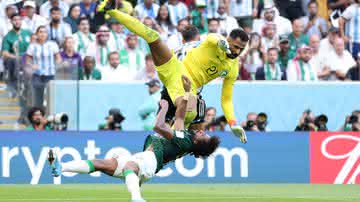 Arábia Saudita venceu a Argentina e viu Al Sharani se machucar - GettyImages