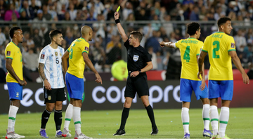 Argentina e Brasil se enfrentaram nas Eliminatórias - GettyImages
