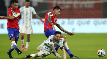 Argentina e Chile se enfrentaram nas Eliminatórias Sul-Americanas - Getty Images