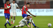 Argentina e Chile se enfrentaram nas Eliminatórias Sul-Americanas - Getty Images