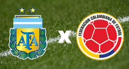 Argentina e Colômbia entram em campo pela Copa América - GettyImages/Divulgação