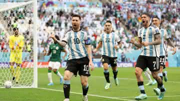 Argentina já abriu o placar com Messi - GettyImages