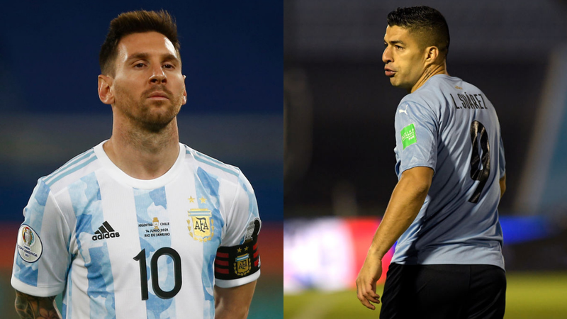 Messi possui retrospecto dominante diante de Suárez no confronto entre Argentina e Uruguai - GettyImages