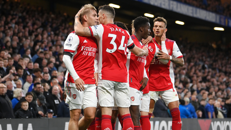 Nketiah marca duas vezes e Arsenal bate o Chelsea pela Premier League - Getty Images
