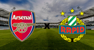 Arsenal x Rapid Viena - Divulgação