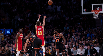 Trae Young dá show em vitória dos Hawks sobre os Knicks - Getty Images