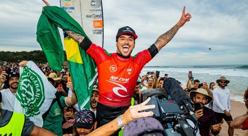 Nesta temporada do Mundial de Surfe, os brasileiros vêm dominando as etapas - Matt Dunbar/WSL