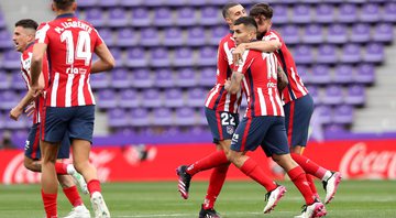 Atlético de Madrid venceu o Campeonato Espanhol ao bater o Valladolid e ficar na frente do Real Madrid - GettyImages