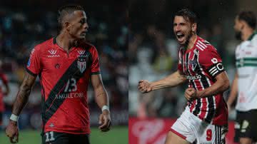 Atlético-GO x São Paulo se enfrentam pela 15ª rodada do Campeonato Brasileiro - Bruno Corsino/ACG // Rubens Chiri/SaoPauloFC