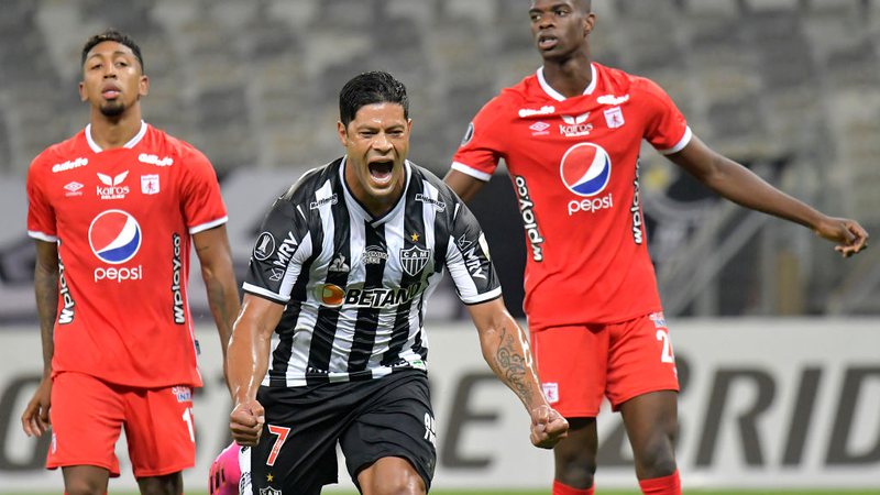 Atlético-MG e América de Cali duelaram na Libertadores - GettyImages
