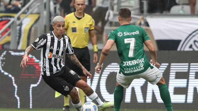 Arana comemora virada contra o Cuiabá - Pedro Souza/Atlético Mineiro