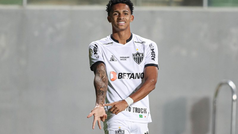 Dylan Borrero ganha oportunidades com Cuca no Atlético-MG - Pedro Souza/Atlético Mineiro