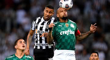 Jair é o grande destaque do meio de campo do Atlético-MG contra o Palmeiras - GettyImages
