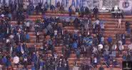 Torcida do clube argentino surpreendeu a todos com a atitude tomada - Youtube/Conmebol