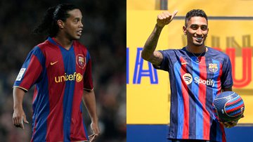 Raphinha quer ser metade de Ronaldinho Gaúcho no Barcelona para a sequência da temporada do Barcelona - GettyImages