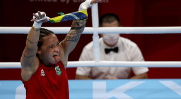 Na semifinal do Boxe, Beatriz Ferreira representou o Brasil nas Olimpíadas - GettyImages