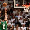 Jayson Tatum comanda Celtics ofensivamente em vitória sobre o Heat - Crédito: Getty Images