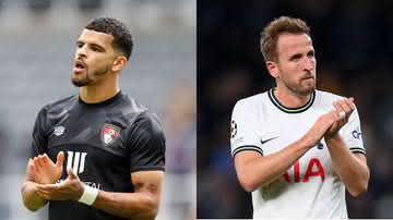 Dominic Solanke, do Bournemouth, e Harry Kane, do Tottenham - George Wood, Shaun Botterill / Getty Images