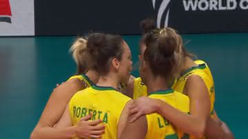 O Brasil venceu a República Tcheca na estreia do Mundial de Vôlei Feminino - Transmissão SporTV