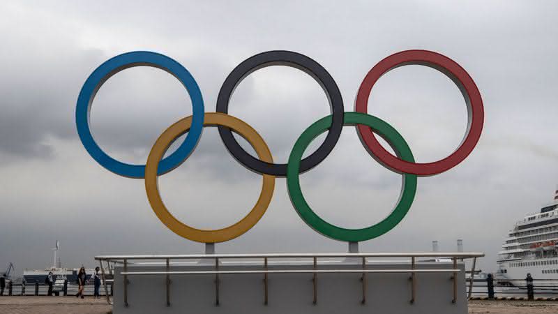 Anéis olímpicos em Yokoha - Getty Images