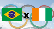 Brasil e Costa do Marfim entram em campo pelas Olimpíadas - GettyImages/Divulgação