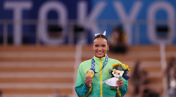 Rebeca Andrade, medalhista de ouro em Tóquio - GettyImages