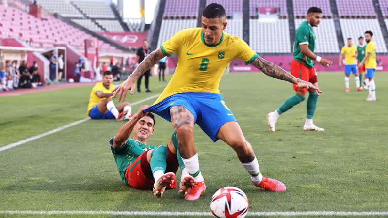 Na semifinal, Brasil e México se enfrentaram nas Olimpíadas - GettyImages