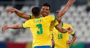 Com gol nos acréscimos, Brasil vira sobre a Colômbia e mantém 100% de aproveitamento - GettyImages