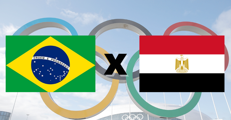 Brasil e Egito se enfrentam nas quartas de finais - Getty Images/Divulgação