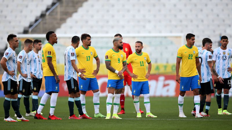 Jogo entre Brasil e Argentina é suspenso - GettyImages