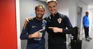 Neymar e Rakitic nutrem grande amizade - Lucas Figueiredo / CBF