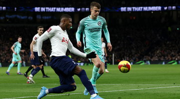 Brighton x Tottenham é um confronto atrasado na Premier League - Getty Images
