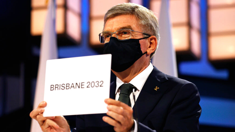 Momento do anúncio de que Brisbane foi escolhida como sede da Olimpíada - GettyImages