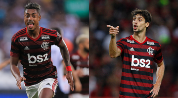 Bruno Henrique e Rodrigo Caio retornam ao time do Flamengo para o confronto pela Libertadores - Getty Images