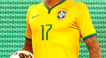Camisa da Seleção Brasileira com o logo da CBF - GettyImages