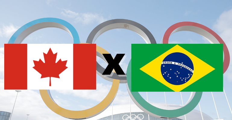 Canadá e Brasil entram em campo pelas Olimpíadas - GettyImages/Divulgação