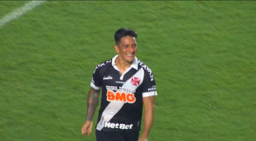 Cano comemora primeiro gol com a camisa do Vasco - Transmissão Premiere