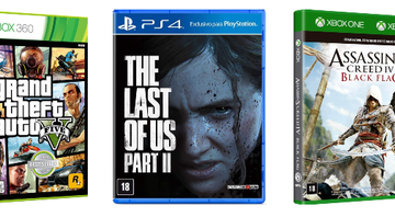 The Last Of Us, Minecraft, GTA e outros jogos que você encontra na Amazon - Reprodução/Amazon