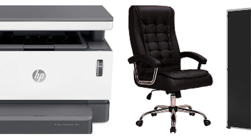 Mesa, cadeira, luminária e mais: 15 itens para otimizar o espaço do seu escritório - Reprodução/Amazon