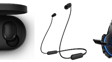 Fones de ouvido com fio, headset e bluetooth para você escolher o seu - Reprodução/Amazon