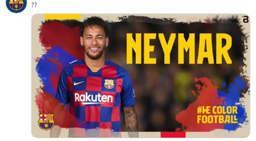 Contas do Barcelona são hackeadas e anunciam ‘retorno’ de Neymar Jr - Twitter