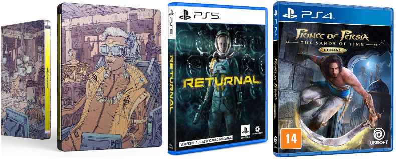 Returnal, Cyberpunk 2077, Immortals e muito mais: pré-vendas e games mais vendidos da Amazon - Reprodução/Amazon