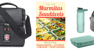 Alimentação saudável: livros de receitas, marmitas e acessórios para o dia a dia - Reprodução/Amazon