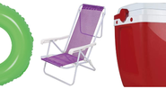 Cadeira, mesa portátil, guarda-sol e muito mais: 8 itens para curtir a praia de forma confortável - Reprodução/Amazon